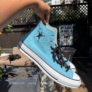 Converse x Stüssy Chuck 70 Hi Men's Sneakers Sky Blue High Top Size 11.5